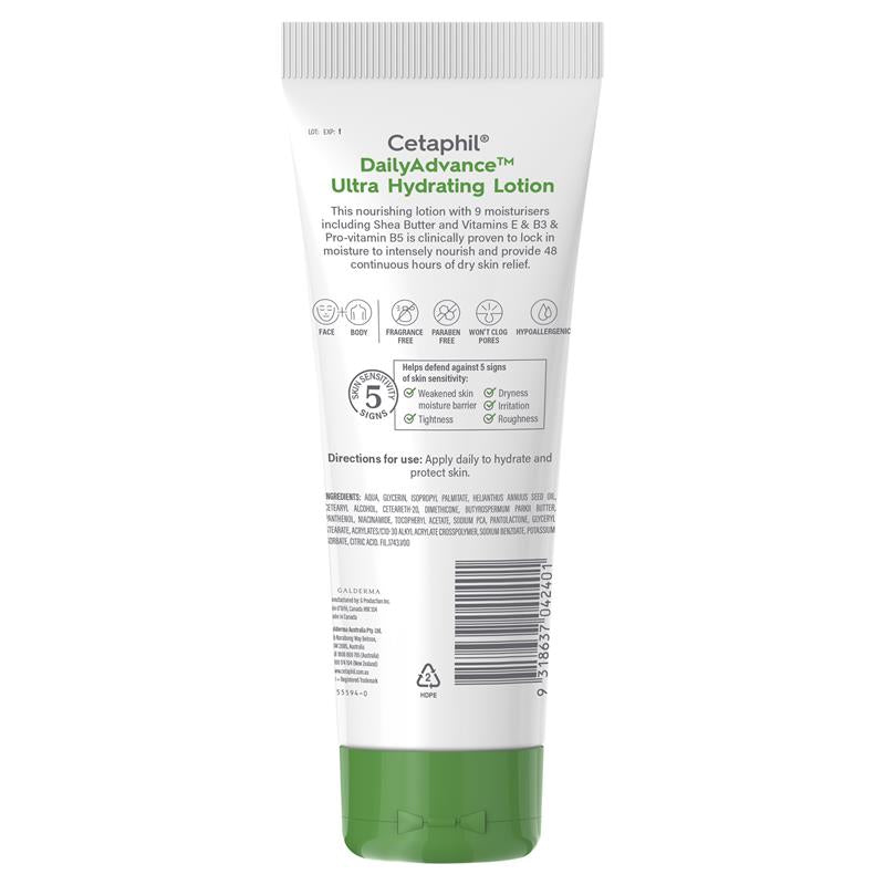 Sữa dưỡng ẩm Cetaphil Daily Advance Ultra Hydrating 226g