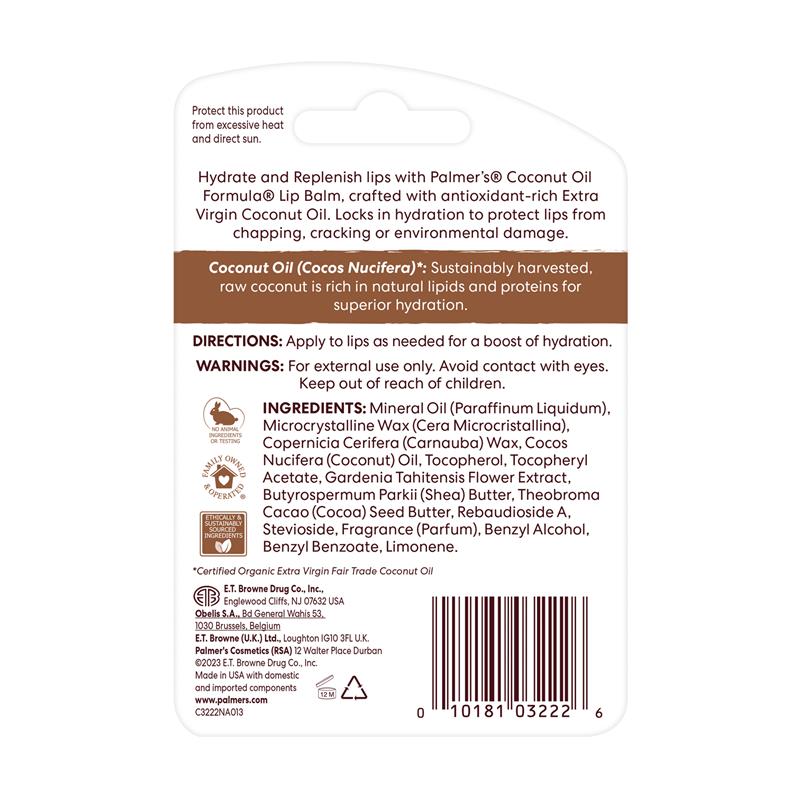 Son dưỡng môi Palmer's Coconut Oil Formula 4g