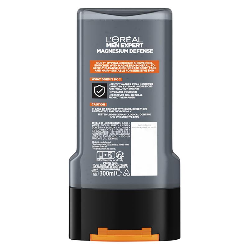 Sữa tắm L'Oreal Paris Men Expert Magnesium Defence 300ml