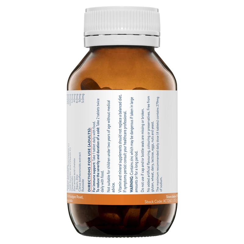 Viên uống bổ sung kẽm Ethical Nutrients Extra C Plus Zinc 60 viên