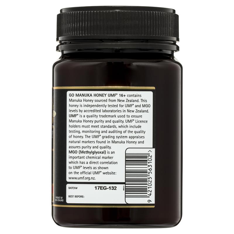 GO Healthy Manuka Honey UMF 16+ (MGO 575+) 500gm