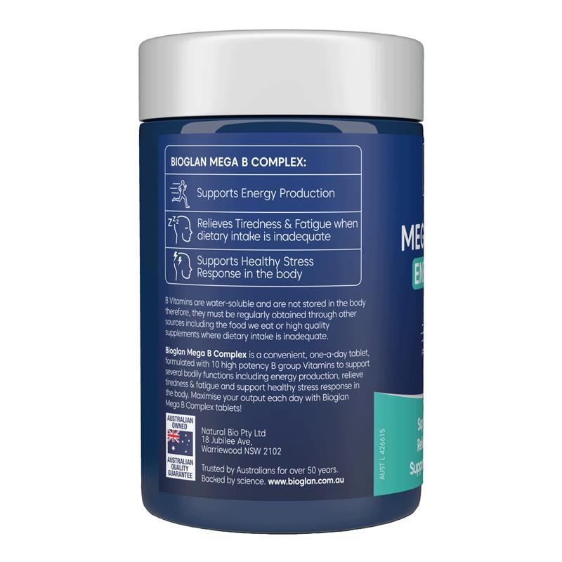Bioglan Mega B Complex 90 Capsules