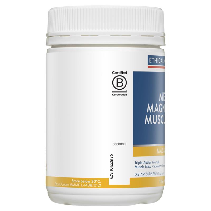 Bột Ethical Nutrients Mega Magnesium Muscle Plus 135g