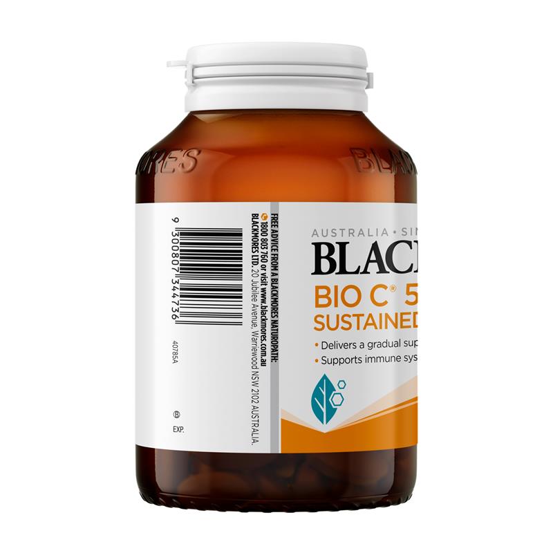 Blackmores Bio C 500mg Vitamin C giải phóng kéo dài hỗ trợ miễn dịch 200 viên