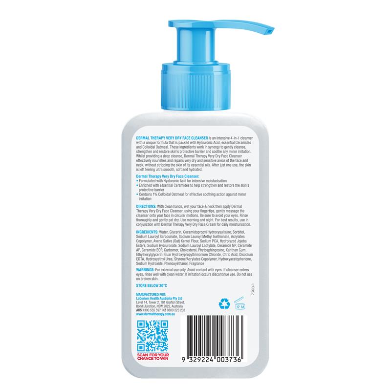 Dermal Therapy 极干洁面乳 175ml