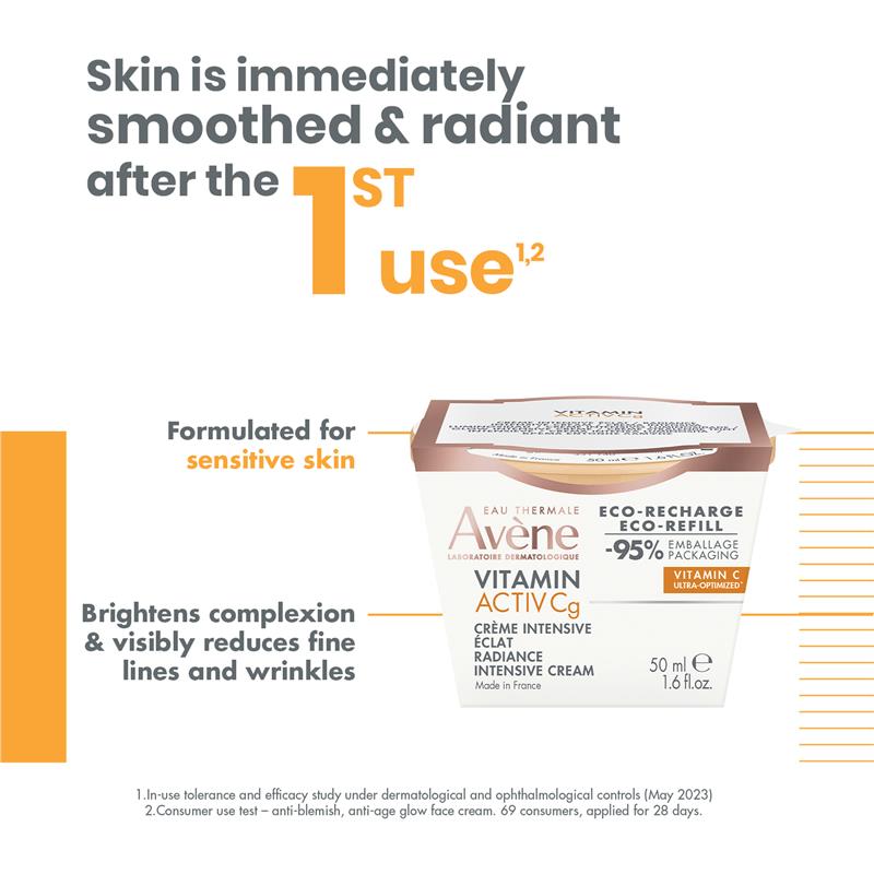 Kem dưỡng da chuyên sâu Avene Vitamin Activ CG Radiance Intensive Cream 50ml