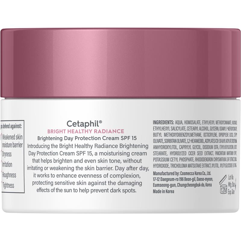Kem dưỡng da ban ngày Cetaphil Bright Healthy Radiance Brightening Day Protective Cream SPF15 50g