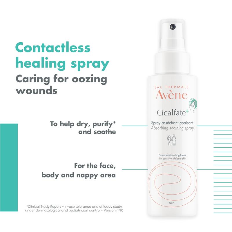 Xịt làm dịu da Avene Cicalfate+ Absorbing 100ML