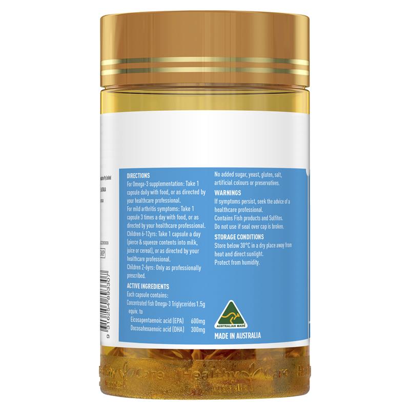 Dầu cá Healthy Care Triple Strength 150 viên nang