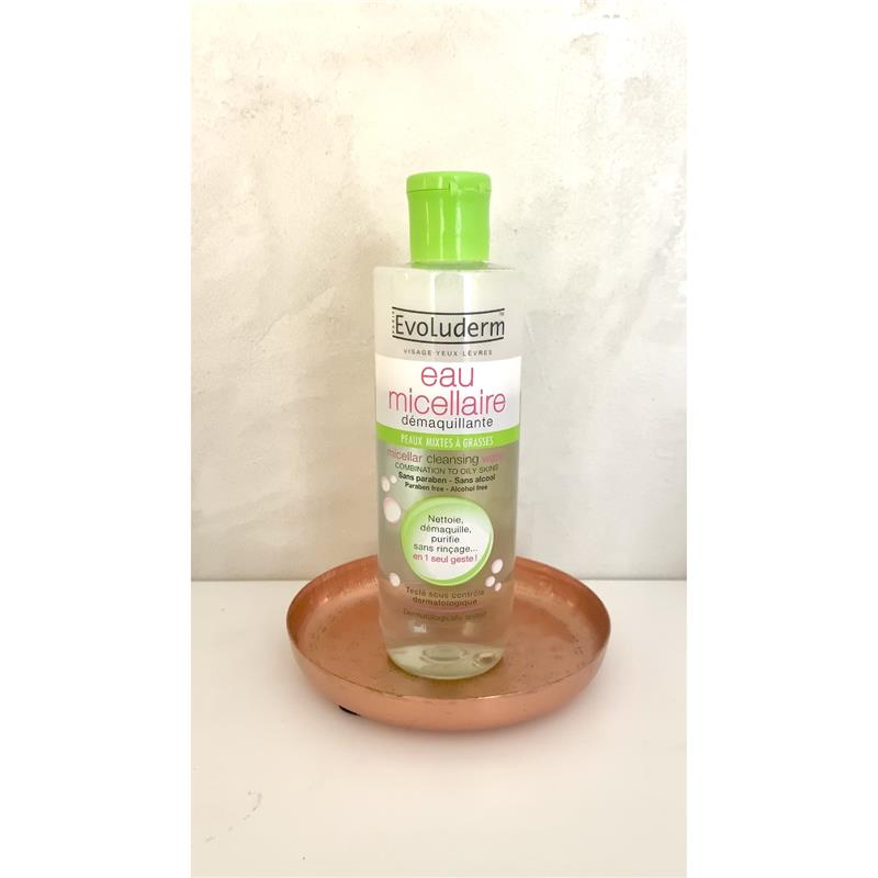Nước Tẩy Trang Evoluderm Eau Micellaire Water Cho Da Hỗn Hợp 500ml