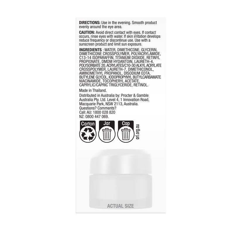 Kem Dưỡng Mắt Ban Đêm Olay Eyes Retinol 24 15ml