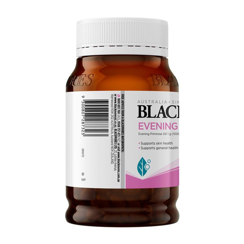 Blackmores Evening Primrose Oil Skin Health Vitamin 190 Viên