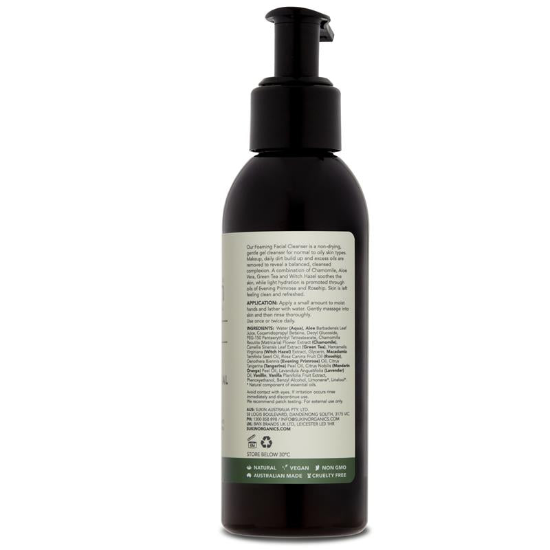 Sữa rửa mặt tạo bọt Sukin Signature dạng bơm 125ml