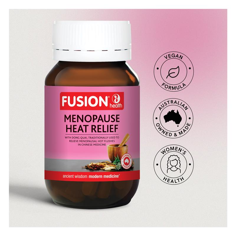Fusion Health Menopause Heat Relief 120 Viên nang chay