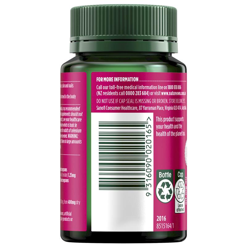 Viên uống chăm sóc tóc, da và móng Nature's Own 50 viên
