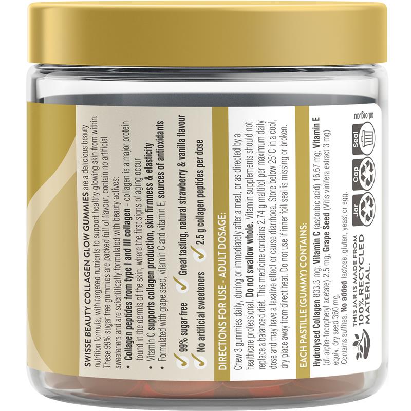 Swisse Beauty Collagen Glow Gummies 45 Pack