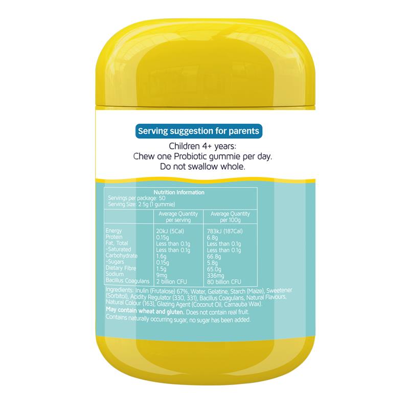 Kẹo dẻo Nature's Way Kids Smart Vita Gummies Probiotic + Prebiotic 50 viên