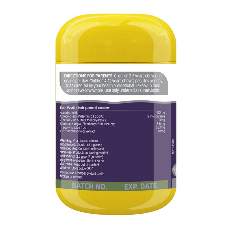 Kẹo dẻo Nature's Way Kids Smart Vita Gummies tăng cường hệ miễn dịch gấp 3 lần, 50 viên
