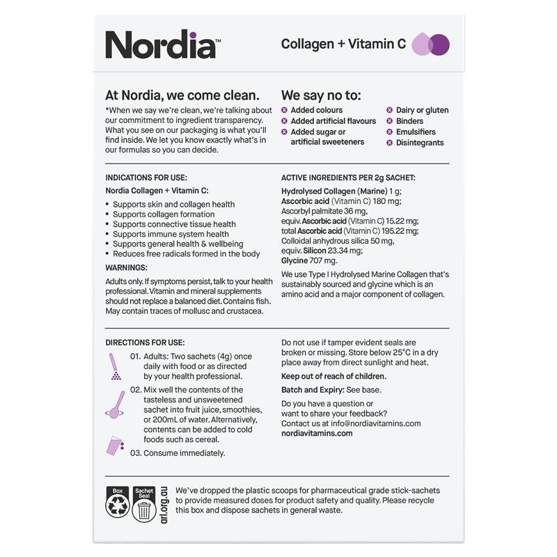 Bột Nordia Collagen + Vitamin C 28 Gói