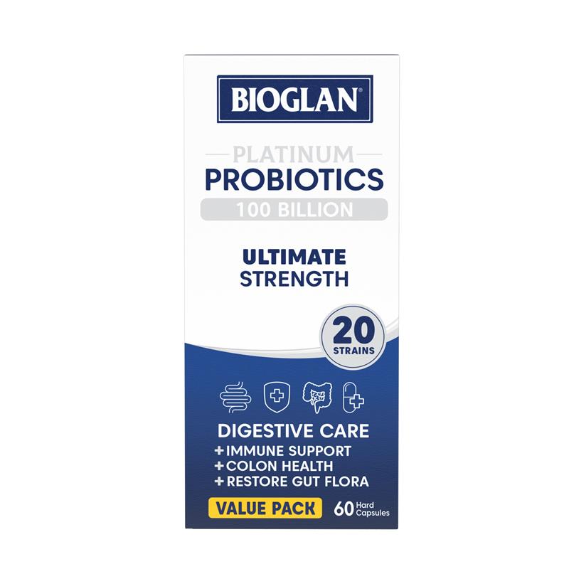 Bioglan Platinum 益生菌 1000 亿 60 粒胶囊
