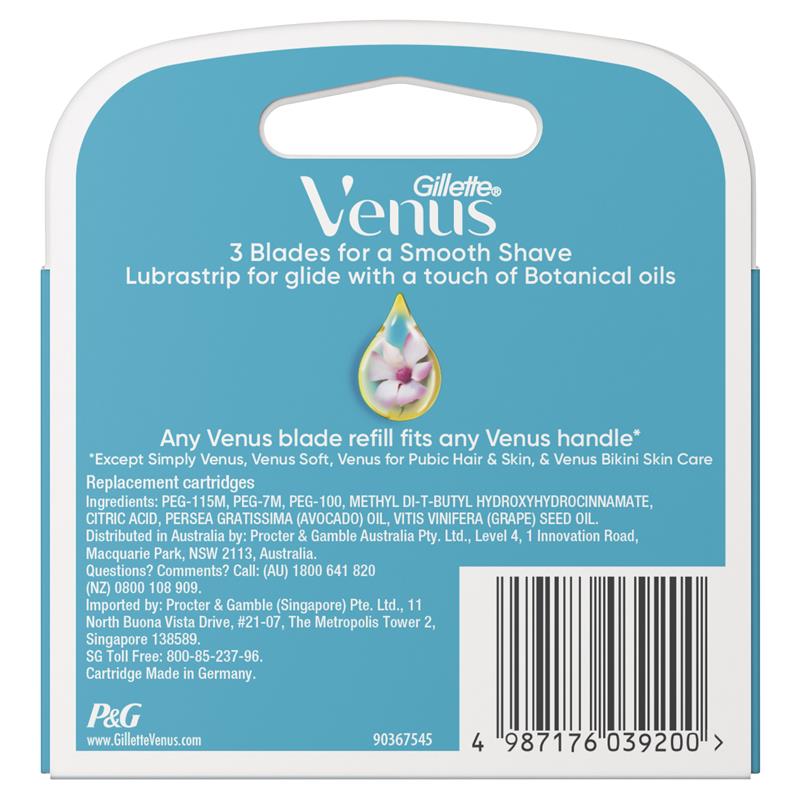Gillette Venus Smooth Value Pack Razor Blade Refills 8 Pack