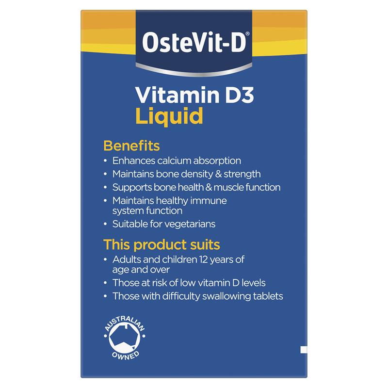 OsteVit-D Vitamin D3 Liquid 50ml