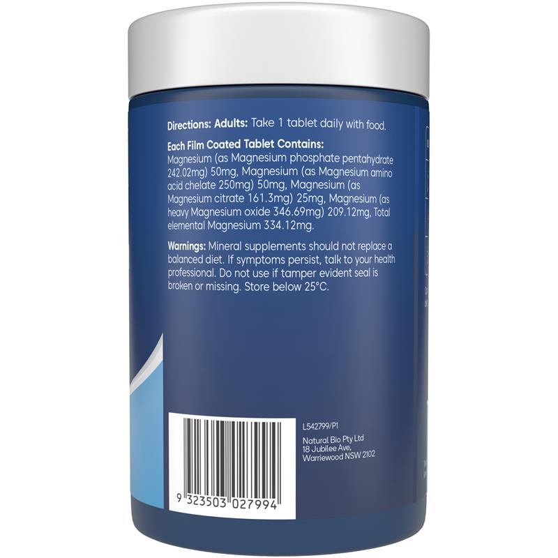 Bioglan Active Magnesium 250 Tablets Exclusive Size