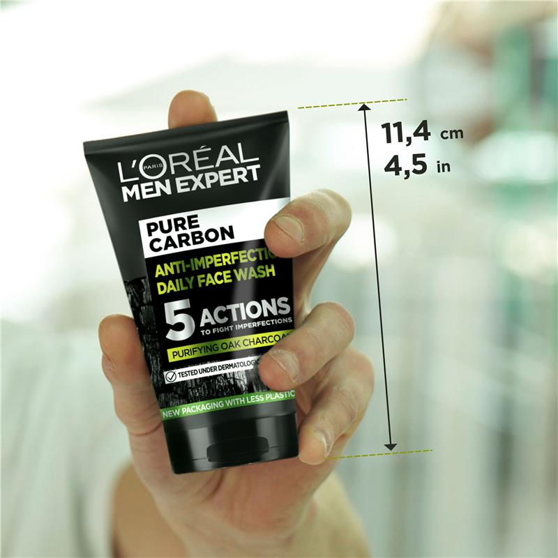 Sữa rửa mặt L'Oreal Men Expert Pure Carbon Anti-Imperfection