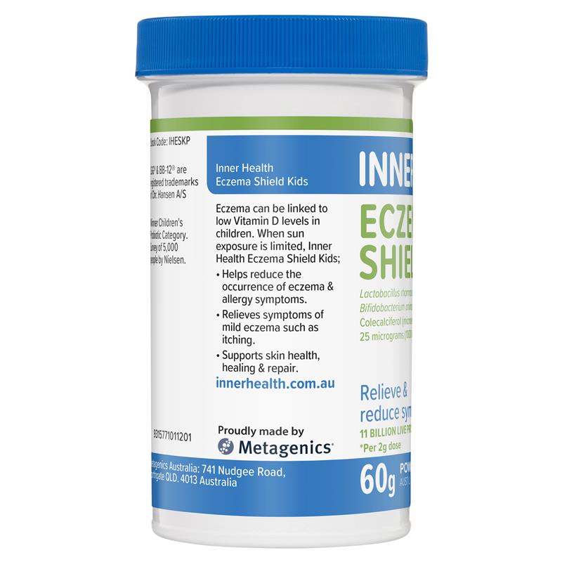 Inner Health Eczema Shield Kids Probiotic 60g Powder