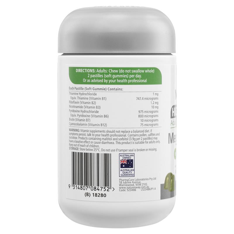 Nature's Way Adult Vita Gummies High Strength Mega B Complex 50 Viên