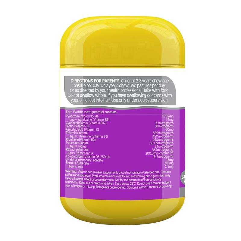 Kẹo dẻo Nature's Way Kids Smart Vita Gummies bổ sung sắt và vitamin tổng hợp cường độ cao 40 viên