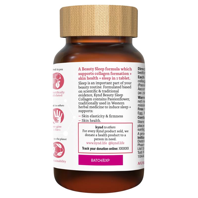 Kynd Beauty Sleep Collagen 30 Tablets