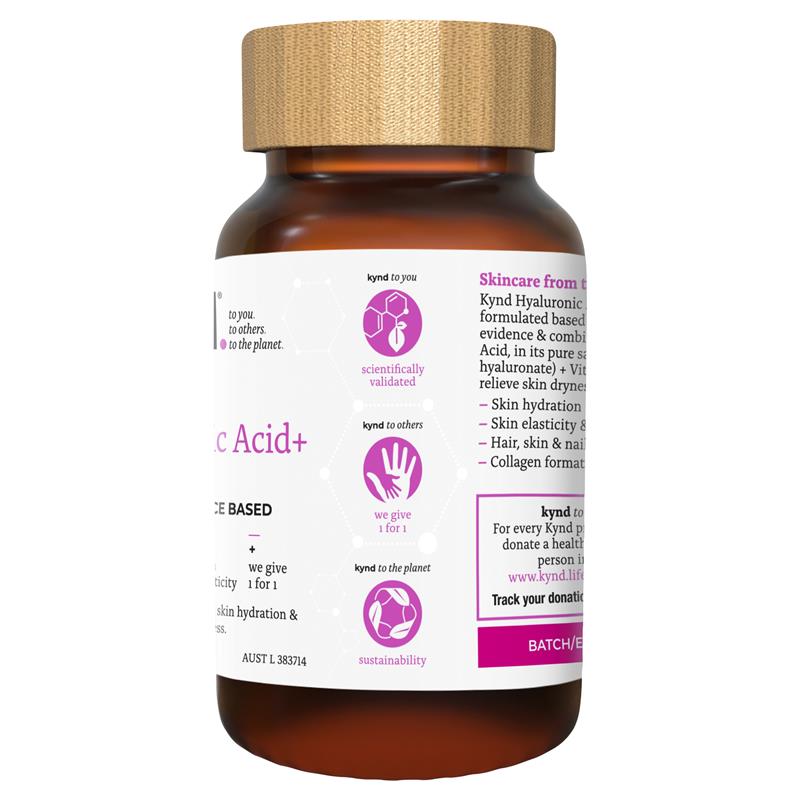 Kynd Hyaluronic Acid+ 30 Capsules