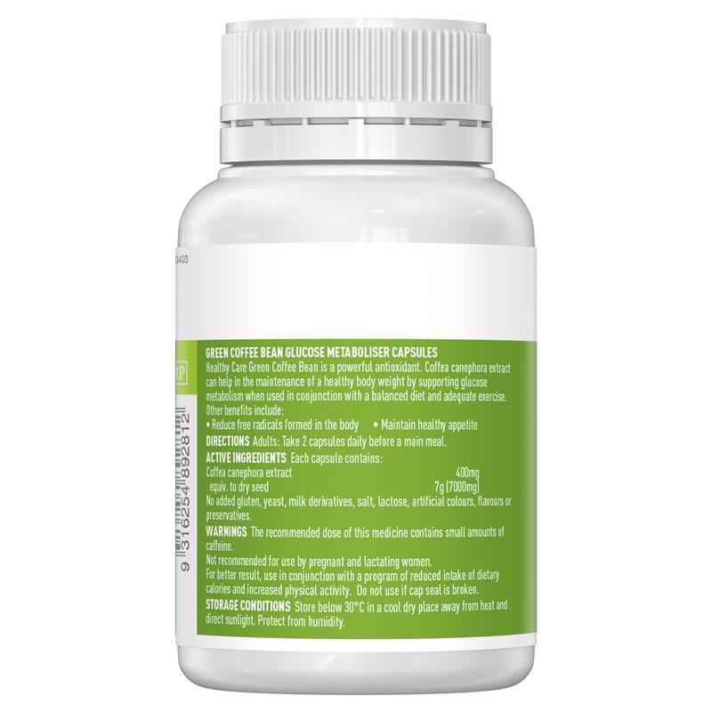 Healthy Care 绿咖啡豆 60 粒胶囊