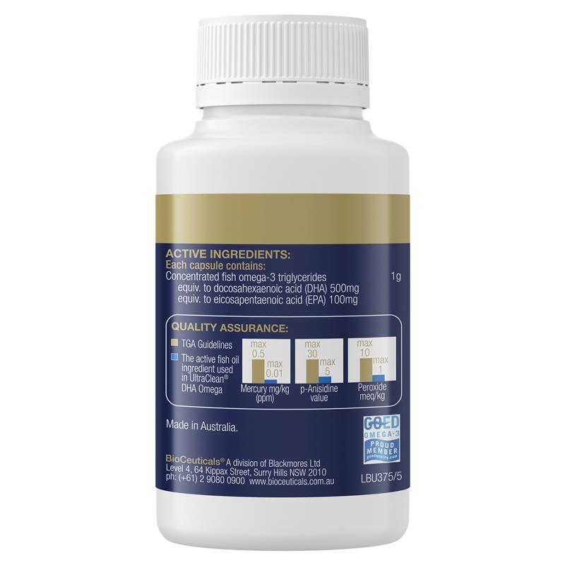 BioCeuticals UltraClean® DHA Omega 60粒胶囊