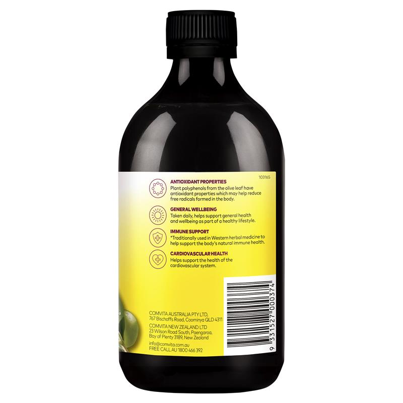 Chiết xuất lá ô liu Comvita hỗn hợp quả mọng 500mL