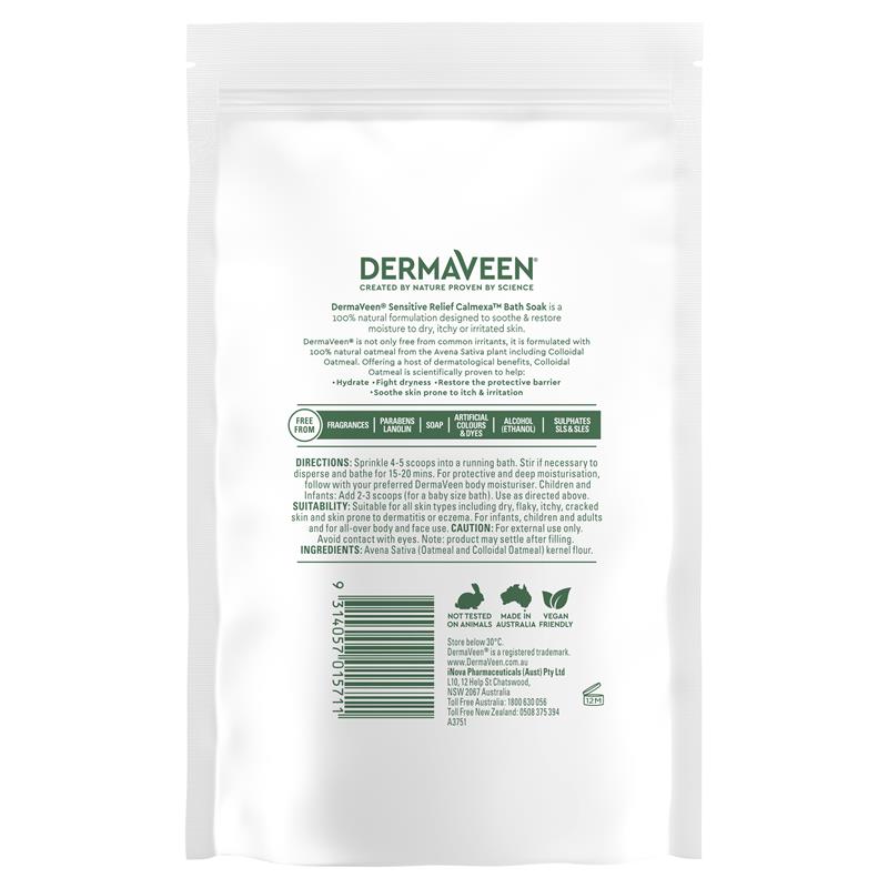 Sữa tắm DermaVeen Calmexa Sensitive Relief Bath Soak 200g