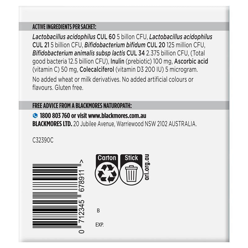 Blackmores Probiotics+ Kids Daily Health Powder 30 Sachets