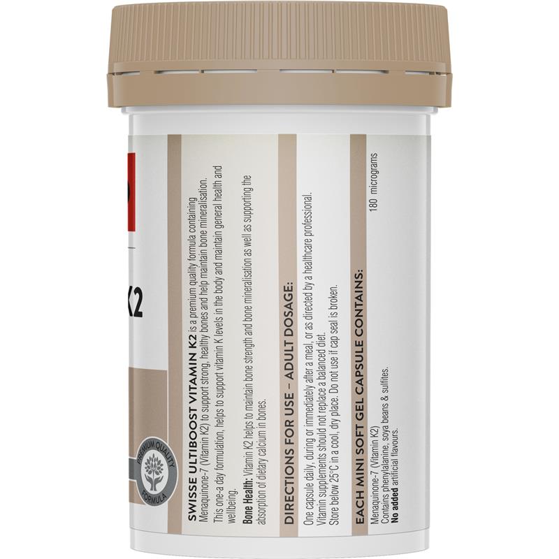 Swisse Ultiboost Vitamin K2 60 Viên Nang