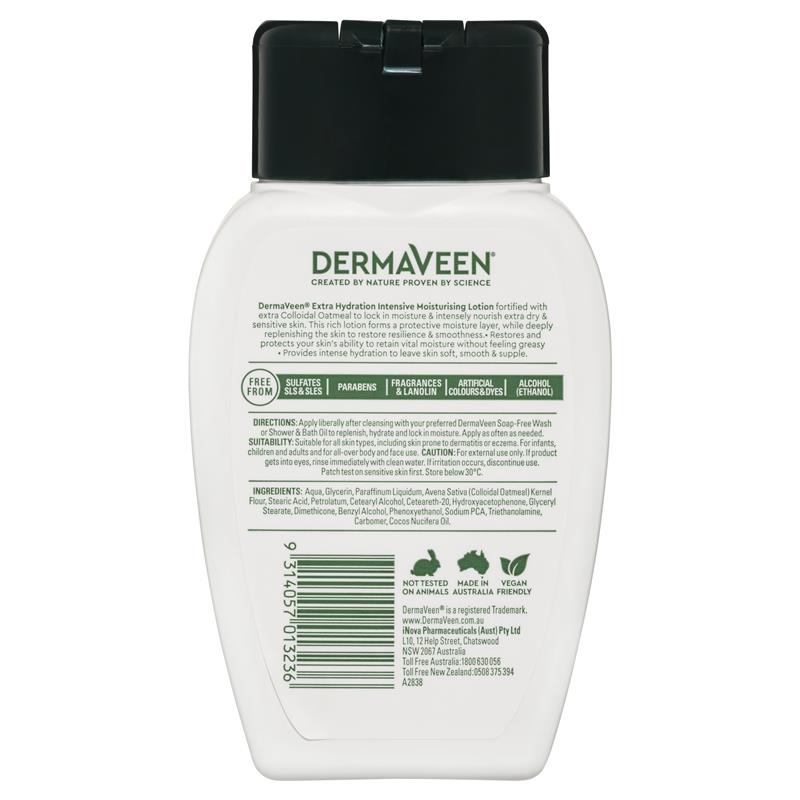Sữa dưỡng ẩm chuyên sâu DermaVeen Intensive Extra Hydration 250mL