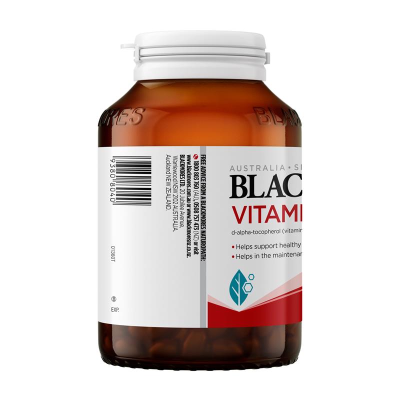 Blackmores Vitamin E 500IU Cholesterol Health 150 Viên