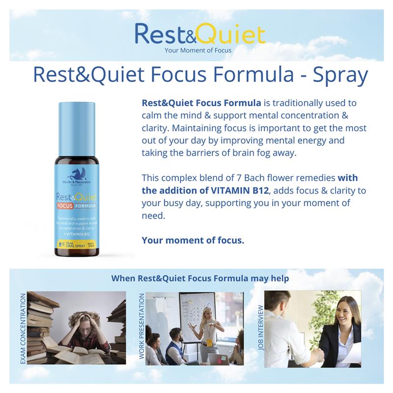 Martin & Pleasance Rest & Quiet Focus Formula Spray 25ml
