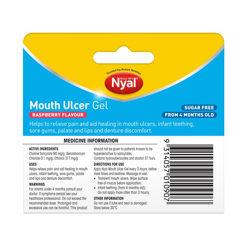 Gel trị loét miệng Nyal 10g