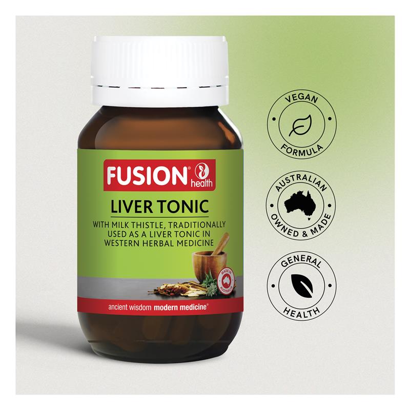 Viên uống bổ gan Fusion Health Liver Tonic 60 viên
