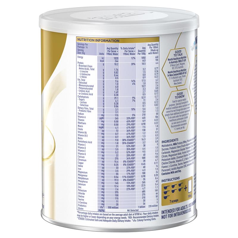 Bột bổ sung dinh dưỡng Sustagen Optimum có chứa Probiotics 800g