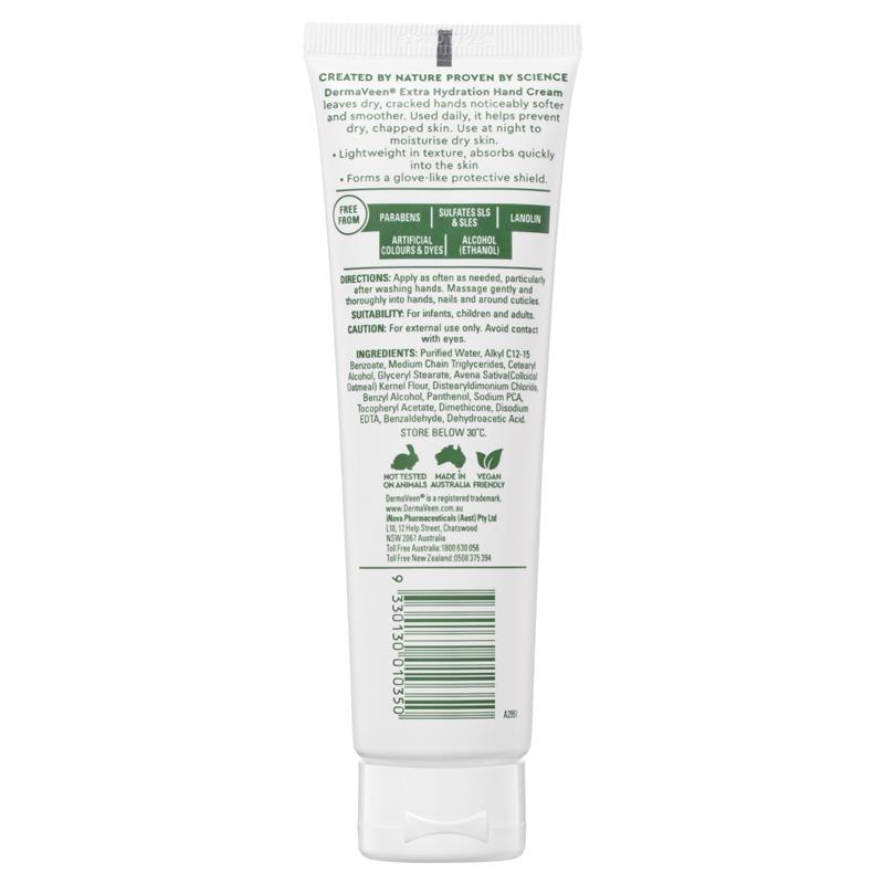 Kem dưỡng ẩm da tay DermaVeen Extra Hydration dành cho da cực khô, ngứa và nhạy cảm 100g