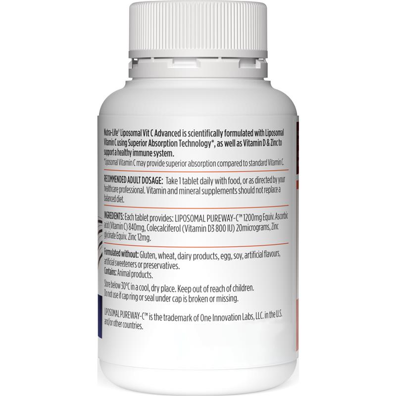 Nutra-Life Liposomal Vitamin C Advanced 30 Viên