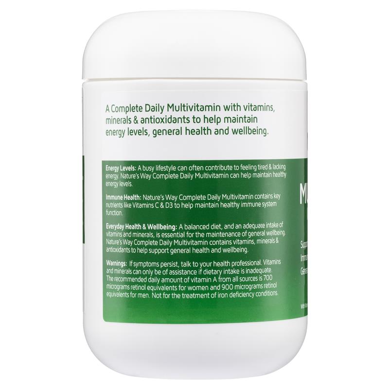 Nature's Way Complete Daily Multivitamin 200 Viên