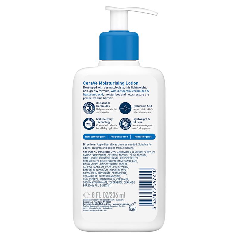 Sữa dưỡng ẩm hằng ngày CeraVe 236ml