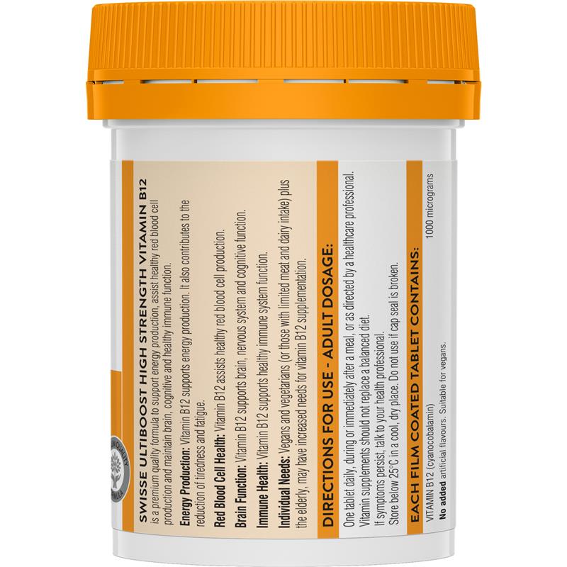Swisse Vitamin B12 60 Viên
